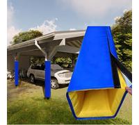 Garage Column Post Protector Weatherproof Adhesive Padding Customizable Basketball Goal Cushion Prevent Collisions - 1pc