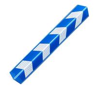 Garage Corner Protectors, Self-Adhesive Foam Wall Guards, Reflective Edge Protectors for Impact Protection, 18 Pack, 80cm for Parking Garage Safety