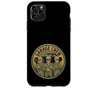 Garage Crew Mechanic Classic Car Restoration Comic Vintage Case for iPhone 11 Pro Max