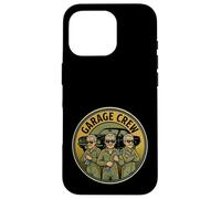 Garage Crew Mechanic Classic Car Restoration Comic Vintage Case for iPhone 16 Pro