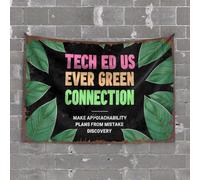 Garage Decor for Men Tech Ed Us Ever Green Connection: Navigating Accessibility Plans Tapestry Room Door Decor Room Decor Aesthetic Vintage(100X150CM)