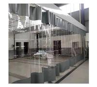 Garage Divider Curtains, Industrial Vinyl Panels with Clear Tarp, Outdoor Patio Wind/weather Partition for Deck & Work Areas, Easy to Clean & Install, Customized(2.7X2.2 M)