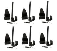 Garage Door Banner Clips 6Pcs Springed Garage Door Banner Clamps with Installation Accessories Installation Clips for Halloween, Christmas Halloween Accessories