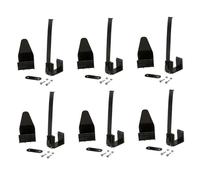 Garage Door Banner Clips 6Pcs Springed Garage Door Banner Clamps with Installation Accessories Nylon Installation Clips for Halloween, Christmas, Halloween Accessories