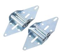 Garage Door Bracket 2Pcs Garage Door Replacement Hinge Flap Track Heavy Duty Iron Hardware for Residential Doors(Hinge No. 2)