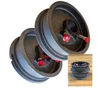 Garage Door Cable Drums Up to 8' High, 400-8 (Pair), Heavy Duty Garage Door Replacement Parts & Hardware
