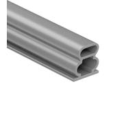 Garage Door Draught Excluder 6M I Beam Type Security Door Rubber Sealing Strip Draft Excluder for Windows Self Adhesive Anti Collision Sound Insulation Dustproof Gray 10 * 10