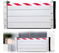 Garage Door Flood Barrier L 330cm H 40cm Indoor Home Flood Protection Baffle Flood Barriers For Front Doors Reusable Heavy Duty Water Barriers For Flooding