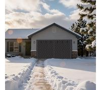 Garage Door Insulation Kit Fits Doors Size up to 488x305cm Magnetic Thermal Insulated Door Curtain for Winter Garage Doors Cover Weatherproof Easy Install(Black,427x213 cm)