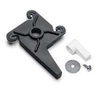 Garage Door Latch Assembly - Black Canopy Door Latch Plastic for Cardale Doors