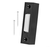 Garage Door Lighted Wall Button Black Wired Switch with Soft Green Light for Easy Use