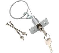 Garage Door Lock,Garage Door Opener,Emergency Release Lock Kit with 2 Keys,Universal Garage Door Opener