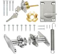 Garage Door Lock Kit, T Handle Lock Cylinder with Key, Garage Door Opener, Garage Replacement Parts