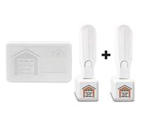Garage Door Minder® 2-Room Combo Pack. No Wi-Fi. in Home Monitor & Alert System. 100% Wireless. Installs in Two Minutes! Great for Seniors!