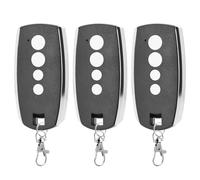Garage Door Opener 433.92MHz Hansender, Pack of 3 Garage Doors Remote Control Duplicated Remote Control Compatible with King Gates Stylo 4K Remote Control, 4 Channels