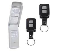 Garage Door Opener Keypad with 2 Garage Door Opener Remote for Liftmaster Chamberlain Craftsman Garage Door Opener Remote Keypad, 877MAX 893LM 893Max 971LM 371LM Purple Yellow Red Orange Learn Button