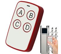 Garage Door Opener Remote | Cordless Gate Opener Duplicator | 4 Button 433MHz Cloning Remote Control, Universal Replacement Electric Gate for Home, Garage, Business and Security Access