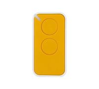 Garage Door Remote, INTI 2 Remote Control 433.92mhz Rolling Code 1 ONE ON2E Garage Door Gate Opener Transmitter,for Electric Gate Shutter Garage Door(1pcs-Yellow)