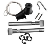 Garage Door Repair Kit Includes Cones and Cables/Circlip Type Roller Spindles To Suit Henderson Canopy