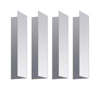 Garage Door Seal Protector Aluminium - 5.91 x 1.77 inches, Protective Plates, Deformation-Free, Robust Construction, Universal Door Size Adjustment, Prevention of , Bet