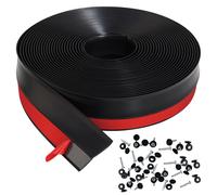 Garage Door Seal Strip - Black 10m