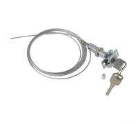 Garage Door Security Lock 2m Cable 10-45mm Thick | Robust zinc alloy body, copper core cylinder, 2m flexible steel cable, fits 10-45mm doors, garage shed gate
