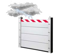 Garage Flood Barrier Door Flood Protection Baffle For Home Water Stopper Board With Reflective Strips(Outside,88 * 20cm)