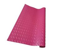 Garage Floor Mats Pink 0.5×6m, Diamond PVC Garage Flooring Roll, Heavy Duty Garage Flooring Roll Cuttable for Compact SUVS, Sports Car