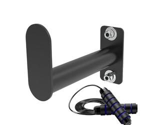 Garage Hangers For Wall - Heavy Duty Combat Rope Hook Holder | Gym Skipping Rope Storage Rack With Screws For Fitness Equipment, Home Laundry Room, Organizatio
