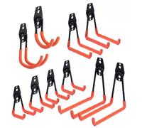 Garage Hooks,Reehi Steel Heavy Duty Garage Storage Hooks for Organizing Power Tools,Ladder,Bulk Items (Pack of 10)