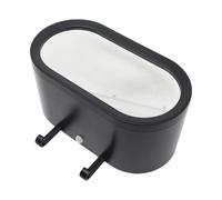 Garage Key Holder - LED Illusion Mirror Hooks, Rechargeable Sensor Organizer | ABS Acrylic 17.1x8.5x12.2cm USB Powered Warm White Seven Colour Lighting Entryway Wall Mount Storage Car Lover Decor Gift