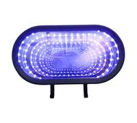 Garage Keychain Hanger - 17.1×12.2cm Race Car Key Holder, Automatic Night Lighting | Glowing Illusion Tunnel with Memory Mode Functionality, Tiny Glowing Garages for Entryway Hallway