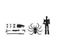 Garage Kits Movable Mini Doll Assembly Ornamental Toy for Play - Parts Joint Design for Enhanced and Engagement (A, 15x5cm)
