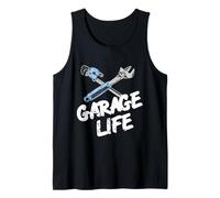Garage Life Retro Vintage Car Mechanic Designs Present Tank Top