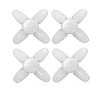 Garage Light, 4 Pack LED Garage Lights, Screw in Ceiling Lighting 2800LM, 28W E26 / E27 Daylight Lamp with 4+1 Adjustable Panels for, Workshop, Warehouse