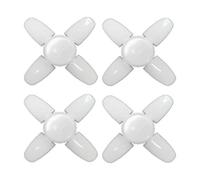 Garage Light, 4 Pack LED Garage Lights, Screw in Ceiling Lighting 2800LM, 28W E26 / E27 Daylight Lamp with 4+1 Adjustable Panels for, Workshop, Warehouse, Basement, Lights