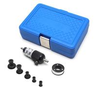 Garage Maintenance Engine Lapping Grinder Set Pneumatic Service Tool with Five Heads Air Driven Handle Design for Workshop Duties Use Air Powered Engine Lapping Grinder Pneumatic Service Tool Garage