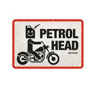 Garage Metal Sign for Shed, Den, Workshop: Petrol Head