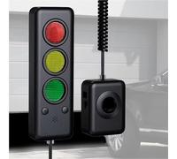 Garage Parking Sensor with LED Alarm, Wall Mounted Anti-Collision Device for Car Stop and Safety