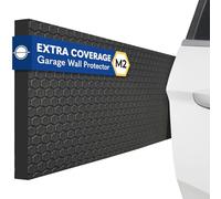 Garage Planet M2 Garage Wall Protector Car Door Wall Protector, Tool-Free, Designed in Australia (Black, 4 Pack)