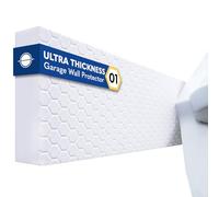 Garage Planet WP01 Garage Wall Protector Car Door Protector, Tool-Free, Designed in Australia (White, 4 Pack)