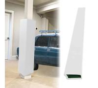 Garage Pole Padding Wrap Self Adhesive, 183 cm Tall Basement Post Collision Pad for 8-25cm Pole, Anti-Collision Parking Pole Replacement Cushion(White,5x5in(13x13cm))