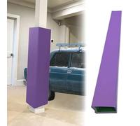 Garage Pole Padding Wrap Self Adhesive, 183 cm Tall Basement Post Collision Pad for 8-25cm Pole, Anti-Collision Parking Pole Replacement Cushion(Purple,5x5in(13x13cm))