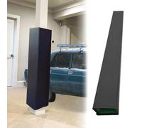 Garage Pole Padding Wrap Self Adhesive, 183 cm Tall Basement Post Collision Pad for 8-25cm Pole, Anti-Collision Parking Pole Replacement Cushion(Black,5x5in(13x13cm))
