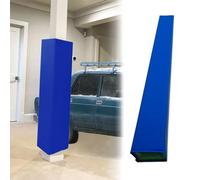 Garage Pole Padding Wrap Self Adhesive, 183 cm Tall Basement Post Collision Pad for 8-25cm Pole, Anti-Collision Parking Pole Replacement Cushion(Blue,5x5in(13x13cm))