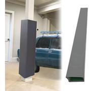 Garage Pole Padding Wrap Self Adhesive, 183 cm Tall Basement Post Collision Pad for 8-25cm Pole, Anti-Collision Parking Pole Replacement Cushion(Gray,5x5in(13x13cm))