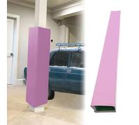 Garage Pole Padding Wrap Self Adhesive, 183 cm Tall Basement Post Collision Pad for 8-25cm Pole, Anti-Collision Parking Pole Replacement Cushion(Pink,5x5in(13x13cm))