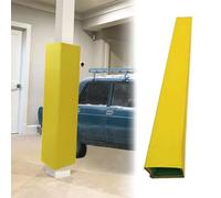 Garage Pole Padding Wrap Self Adhesive, 183 cm Tall Basement Post Collision Pad for 8-25cm Pole, Anti-Collision Parking Pole Replacement Cushion(Yellow,5x5in(13x13cm))