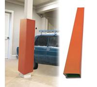 Garage Pole Padding Wrap Self Adhesive, 183 cm Tall Basement Post Collision Pad for 8-25cm Pole, Anti-Collision Parking Pole Replacement Cushion(Orange,5x5in(13x13cm))