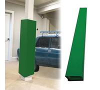 Garage Pole Padding Wrap Self Adhesive, 183 cm Tall Basement Post Collision Pad for 8-25cm Pole, Anti-Collision Parking Pole Replacement Cushion(Green,5x5in(13x13cm))